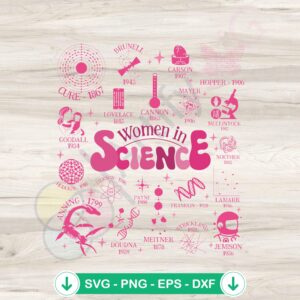mockup-1-1740039036-911084604.jpg Retro Women In Science Teacher SVG file for Cricut and Silhouette