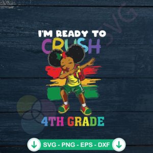mockup-1-1740042362-763885996.jpg Black Girl 4th Grade Crush SVG file for Cricut cutting machine