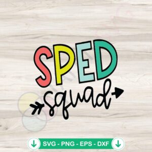 mockup-1-1740043864-1222721704.jpg SPED Squad SVG file for special education DIY projects, cricut svg cutting file