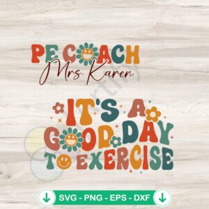 mockup-1-1740044271-2017222241.jpg It's A Good Day To Exercise SVG file for Cricut cutting
