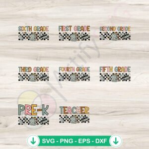 mockup-1-1740046316-1525800918.jpg Groovy Daisy Floral Teacher and Student svg file, cricut svg, cutting file
