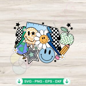 mockup-1-1740046516-1126672735.jpg Retro Groovy Back To School svg file for cutting projects