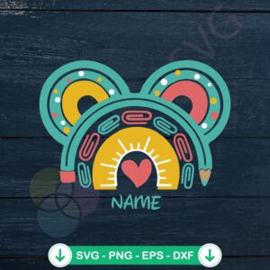 mockup-1-1740046827-811438077.jpg Custom Disney Teacher SVG file for cricut and DIY projects