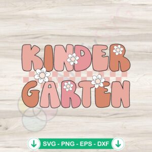 mockup-1-1740047599-2056290190.jpg Retro Kindergarten Teacher SVG file for crafts and DIY projects