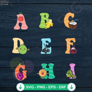 mockup-1-1740047647-1438202956.jpg Cute Fruits Alphabet SVG file for back to school cutting file