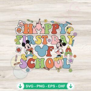 mockup-1-1740048591-1196838960.jpg Disney First Day of School SVG file for cutting machines