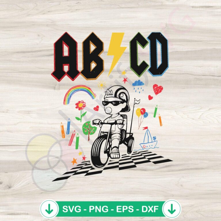 Funny Teacher ABCD Rocks Back to School SVG Cutting File 2 Funny Teacher ABCD Rocks SVG file for Cricut cutting