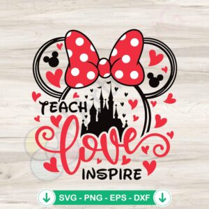 mockup-1-1740050731-160989519.jpg Teach Love Inspire SVG file for Cricut cutting file