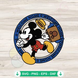 mockup-1-1740050881-2007775003.jpg Welcome Home Mickey SVG file for Cricut cutting machine