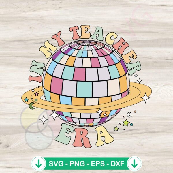 mockup-1-1740107438-146496840.jpg Retro Groovy Disco Ball SVG file for Cricut cutting