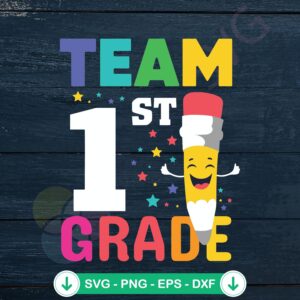 1st Grade First Day of School svg file for cricut cutting machine