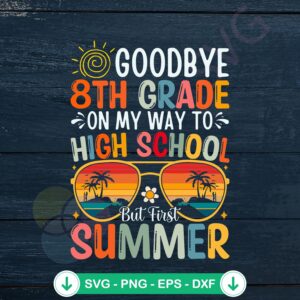 8th Grade Graduation svg file for Cricut cutting machine