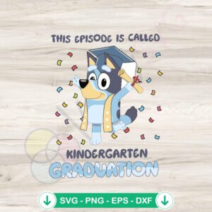Kindergarten Graduation SVG file compatible with cutting machines