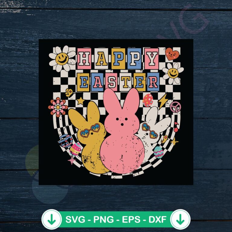 Cute Easter Bunny Rabbit Face SVG Cutting Files for a Happy and Funny Easter Day 2 Cute Easter Bunny Rabbit Face SVG file for cricut cutting